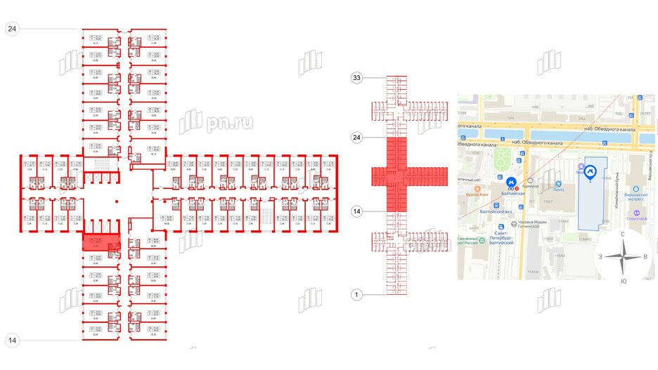 Апартаменты в ЖК Апарт-отель Well , студия, 23.95 м², 9 этаж